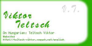 viktor teltsch business card
